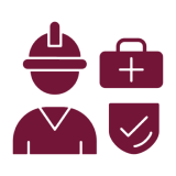 Safety and health in construction illustration